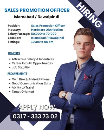 Sales Promotion Officer Job Offer