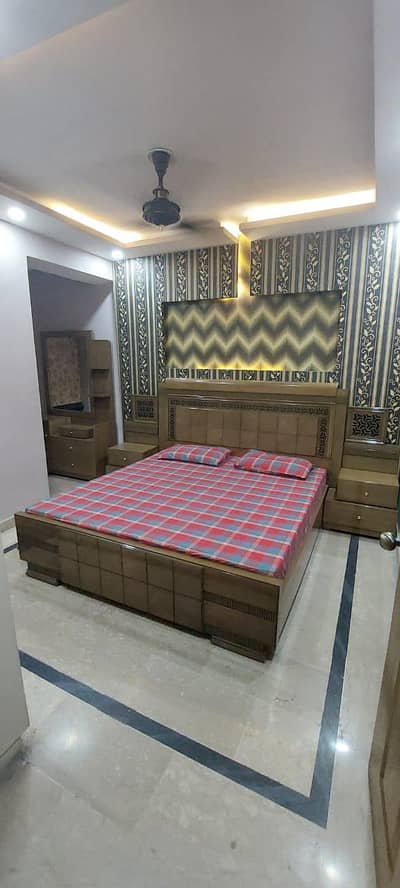 Wooden bed set
