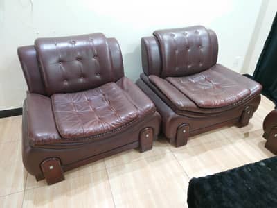 7 Seater Leather Sofa for Sale