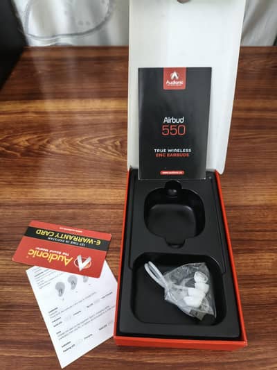 Audionic Airbuds 550 enc quad mic . WhatsApp:-0335 5802886