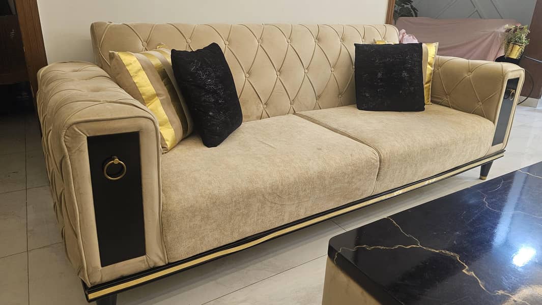 Sofa Set With Centre Table 1