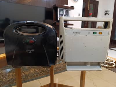 Phillips Sandwich maker and Titanum Waffle maker