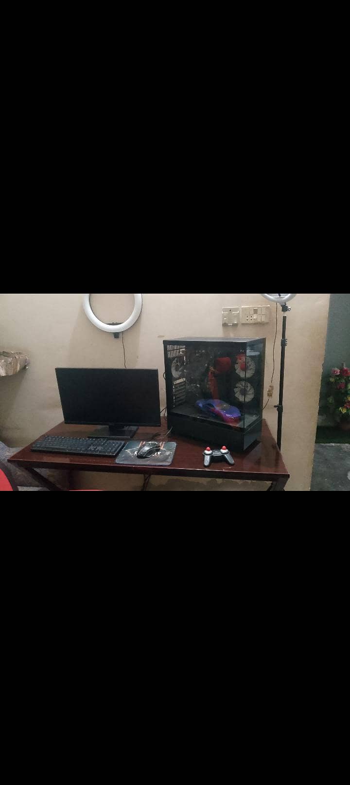 gaming computer setup  complete 0