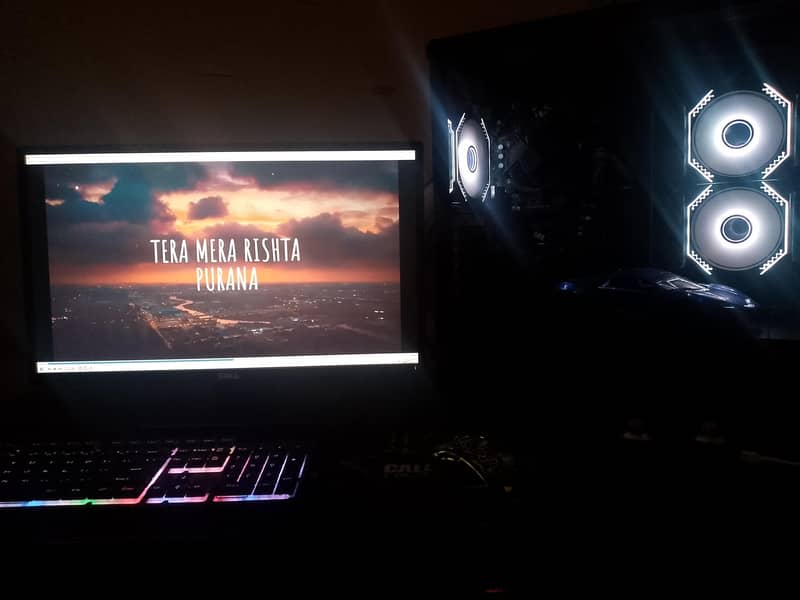 gaming computer setup  complete 2