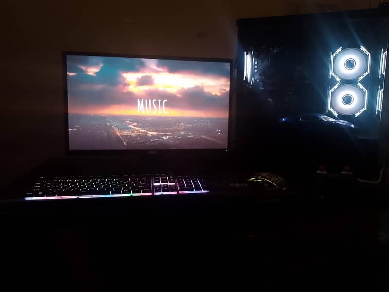 gaming computer setup  complete 3