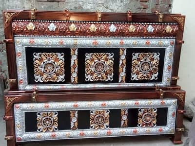 steel furniture/double bed