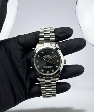 Premium Rolex Datejust Style Semi-Automatic Watch – Brand New