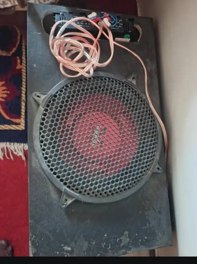 car full sound system Amplifier and woofer