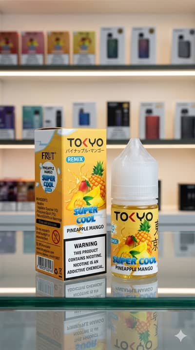 Tokyo Pineapple Mango 30 MG and 50 MG. Free Delivery all over Lahore