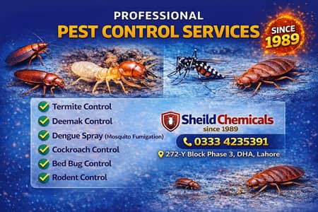 Termite treatment, pest control, fumigation, mosquito spray, bedbugs