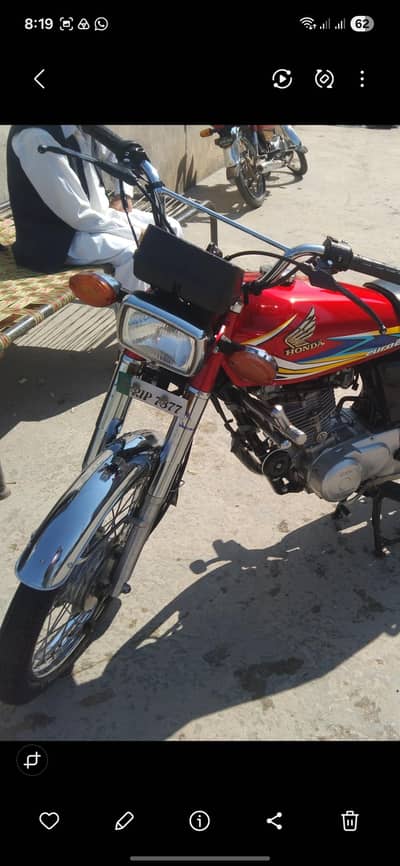 Honda CG 125, Model 2019 RAWALPINDI No RIP-19-7877