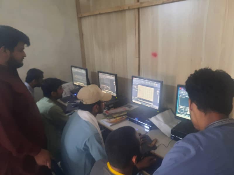 Practical Training Level GPS  Drone, Soil Test ، plotting 2