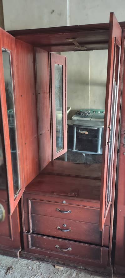 Divider 3 Door. and 2 Almirah  Woosen/ steel