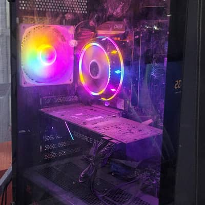 High End Gaming full setup with mic mouse and headphone also chair