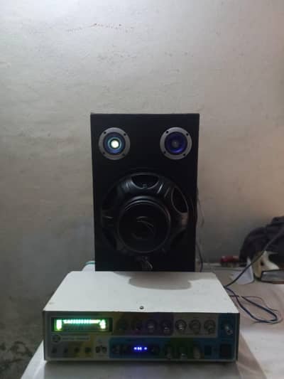Heavy woofer with amplifier 03481506295