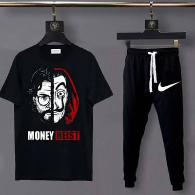 New Printed Summer T-shirt + Trouser | Breathable Fabric | Free Delvry
