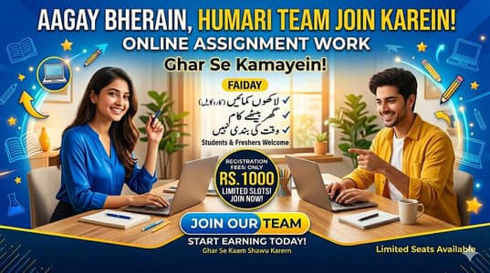 online assignment work available