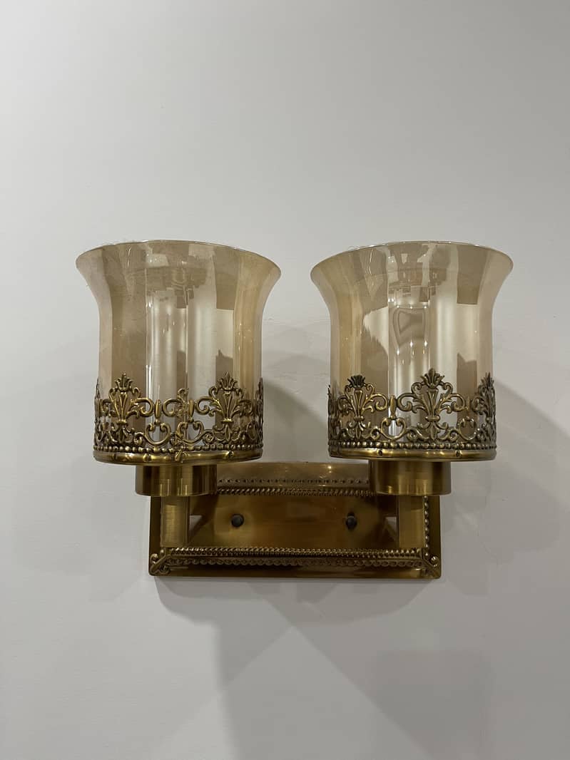 Wall mounted double sconce 0