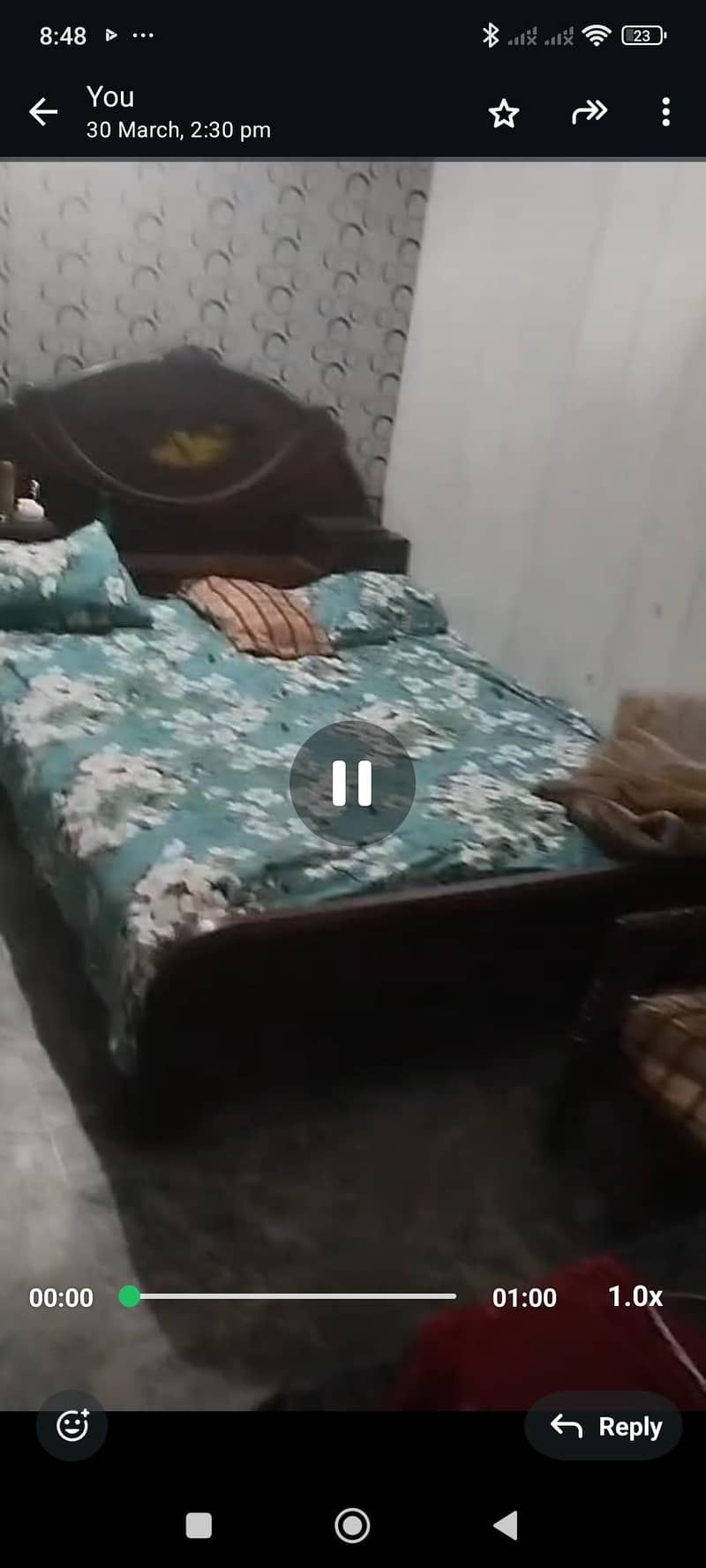 used bed 0