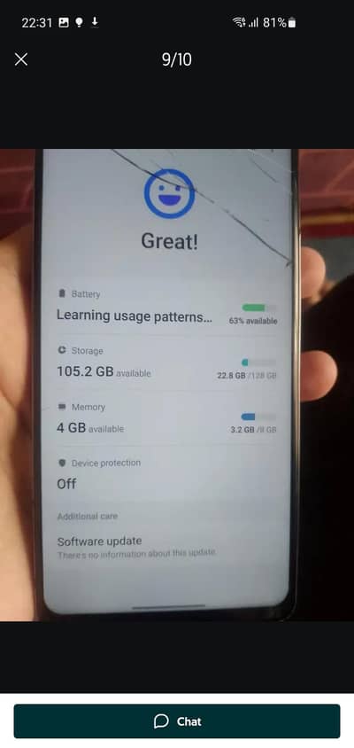 Samsung Mobile S10 exchenge possible