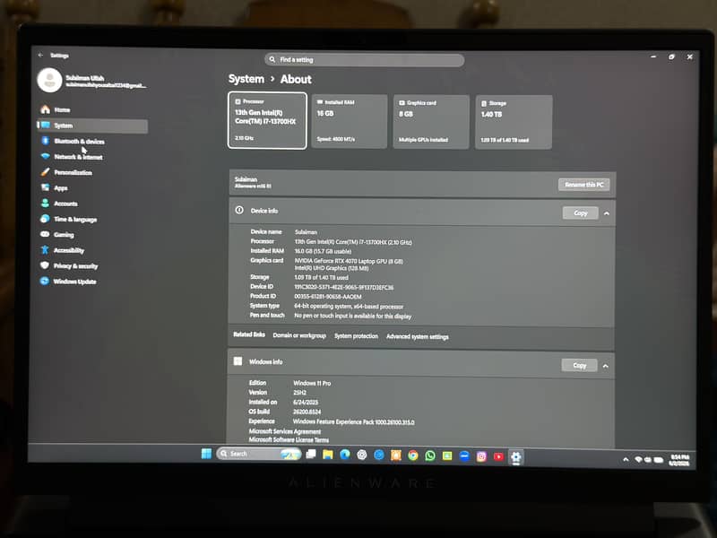 Alienware M16 R1 2
