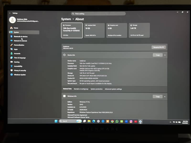 Alienware M16 R1 3