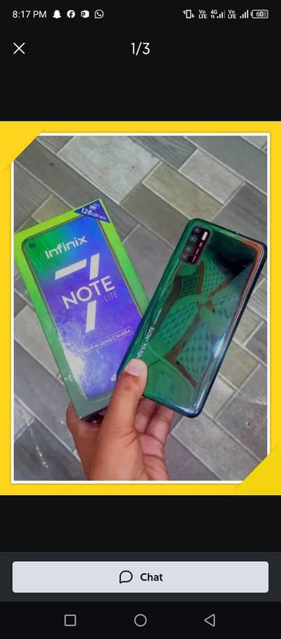 infinix note 7 lite 4/128