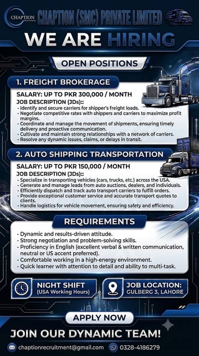Freight brokers, Auto Shipping transportation, Logistics Agents fluent