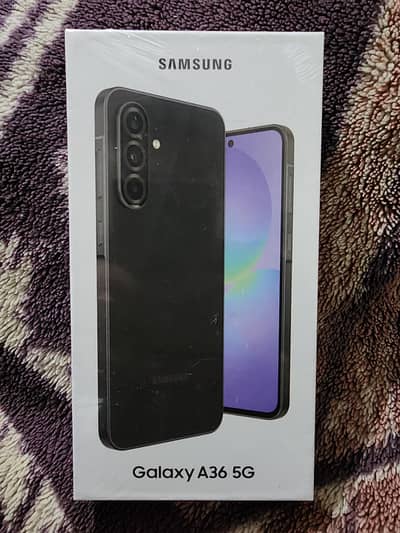 Samaung A36 5G 8/256GB Offical PTA Approved Box Pack