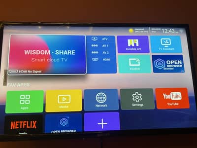 Smart Samsung led 43 inches size