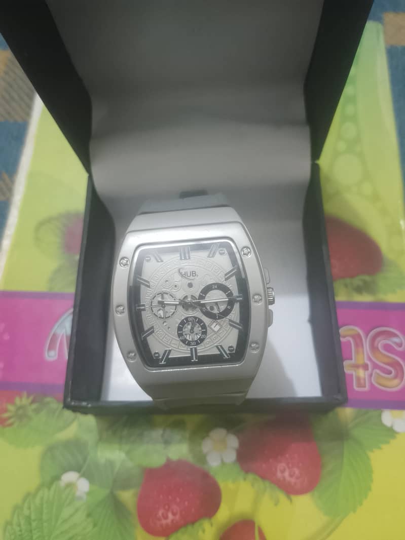 HuB famous rectangular watch  HB Famous Rectangular Watch 0