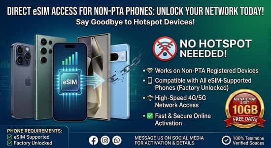  Non-PTA Phone Users Ke Liye Bari Khushkhabri!* 