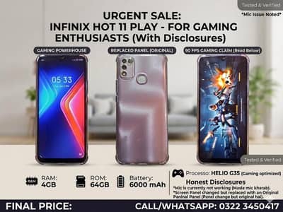infinix hot 11 play best mobile for gaming dual sim no scratch