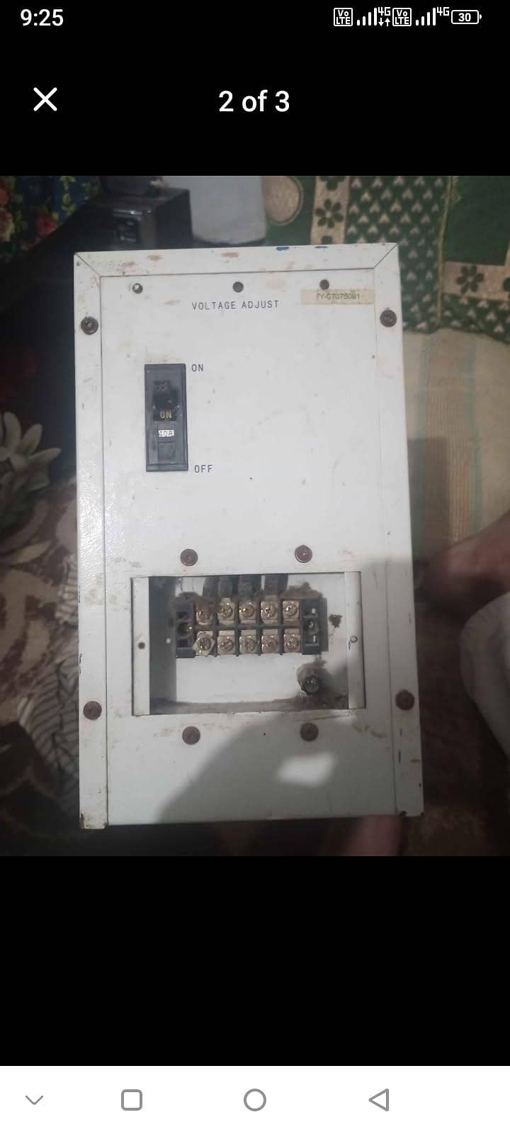 ZTY voltage controller 5KVA 1