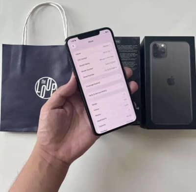 IPhone 11 pro max pta approved with box