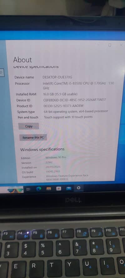 dell latitude laptop core i5  8th generation brand new
