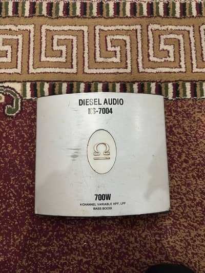 Diesel 700 watt 4 channel amplifier high bass