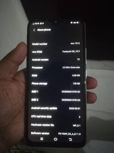 vivo y19. . 4/128