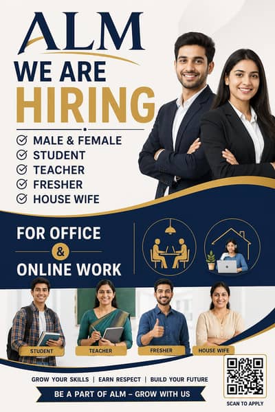 Hiring Now! on urgent bases