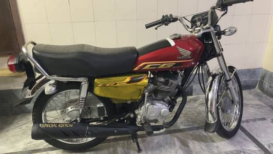 Honda cg 125 (2022) Self start Special Edition All Punjab register