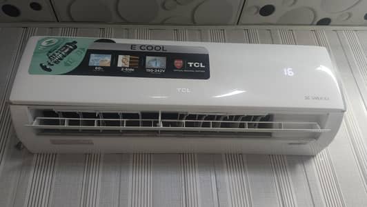 TCL 1 Ton E_Cool DC Anvetor Ac condition like  brand new  Ampair lock
