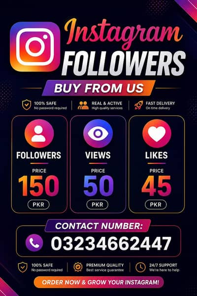 All social media services available