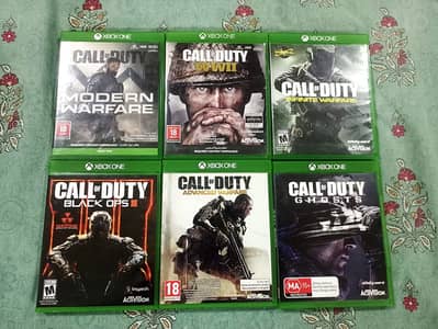 Call of Duty Games Discs for Xbox One and Xbox Series X Consoles