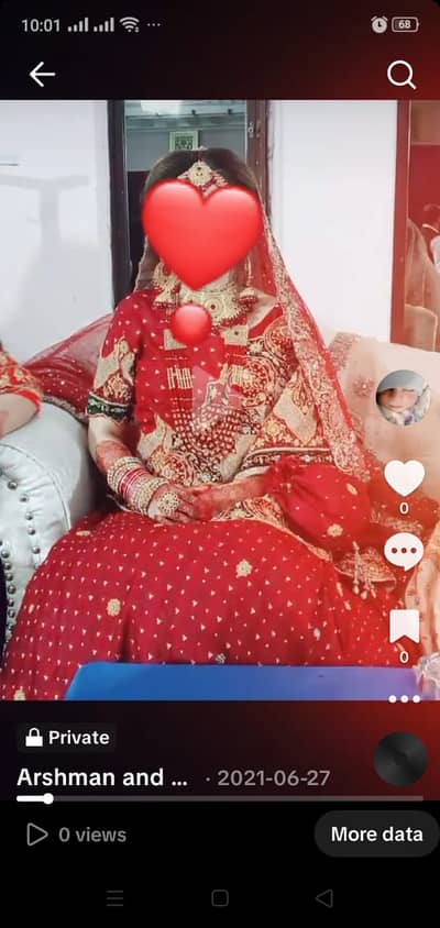 Original heavy lehnga with dupatta hand embroidery