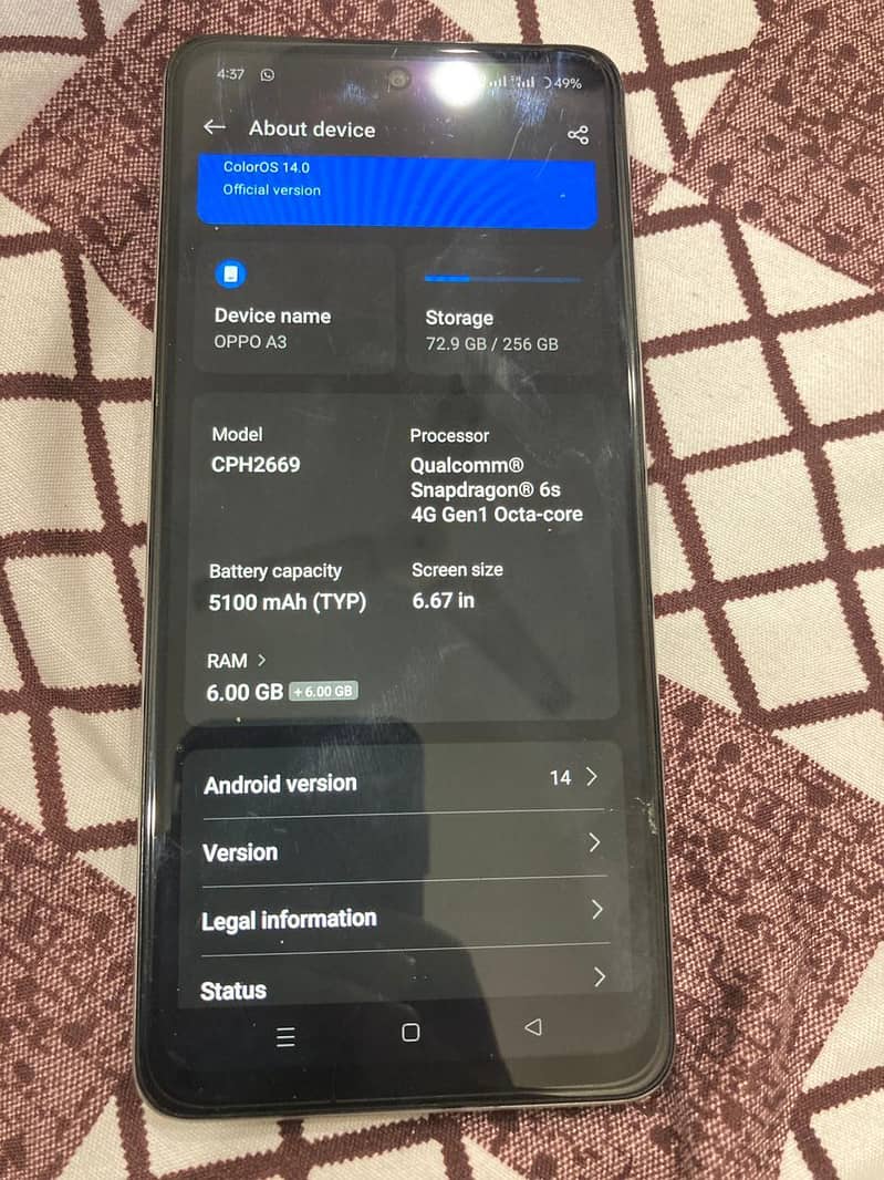 OPPO A3 3