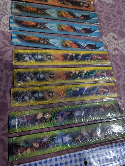 Holographic Plastic Rulers (20cm) – Wholesale Stock – Rs. 20 Each