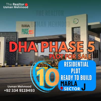 10 Marla Plot for Sale DHA Phase 5 Islamabad Sector J