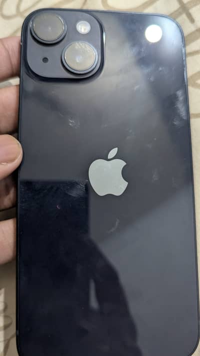 Iphone 14 BH/91% 10/10 condition Black colour water pack phone.