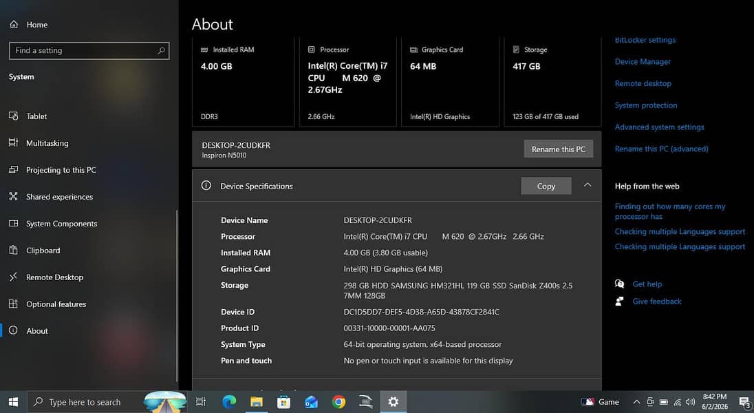 Dell i7 processor 7