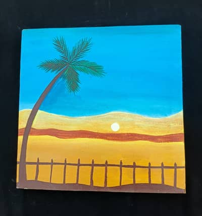 Handmade Acrylic Paintings on Canvas - Wall Decor Art Set